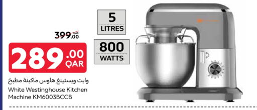 WHITE WESTINGHOUSE Kitchen Machine available at Carrefour in Qatar - Al Shamal