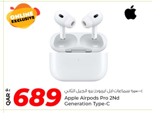 APPLE Earphone available at Rawabi Hypermarket in Qatar - Al Rayyan