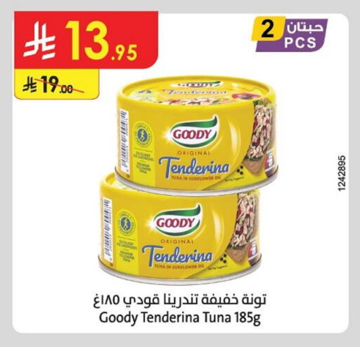 Canned & Packeted in Danube, Saudi Arabia Offers - Saudi Arabia GOODY Tuna - Canned available at Danube in KSA, Saudi Arabia, Saudi - Unayzah