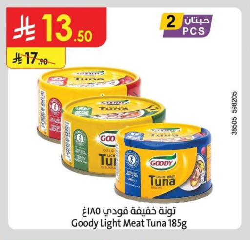 Canned & Packeted in Danube, Saudi Arabia Offers - Saudi Arabia GOODY Tuna - Canned available at Danube in KSA, Saudi Arabia, Saudi - Al Hasa