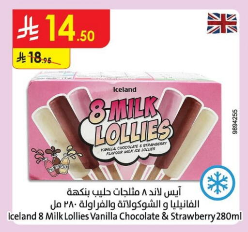 Ice & Ice cream in Danube, Saudi Arabia Offers - Saudi Arabia Strawberry Vanilla available at Danube in KSA, Saudi Arabia, Saudi - Hail