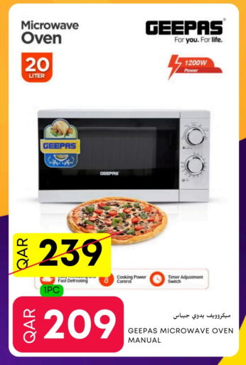 GEEPAS Microwave Oven available at Food World Hypermarket in Qatar - Al-Shahaniya