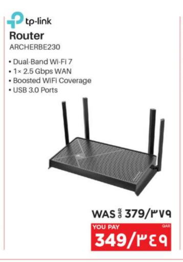 TP LINK Wifi Router available at Emax  in Qatar - Al Shamal