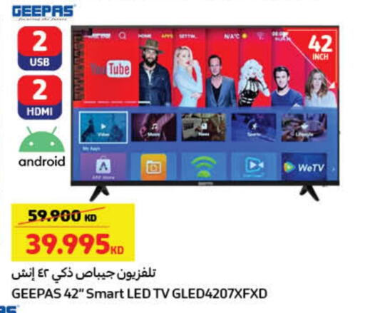 GEEPAS Smart TV available at Carrefour in Kuwait - Ahmadi Governorate