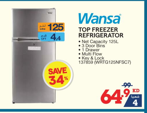 Large Appliances in X-Cite, Kuwait Offers - Kuwait WANSA Refrigerator available at X-Cite in Kuwait - Ahmadi Governorate