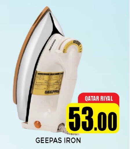 GEEPAS Ironbox available at Shop n Smile Hypermarket in Qatar - Al-Shahaniya