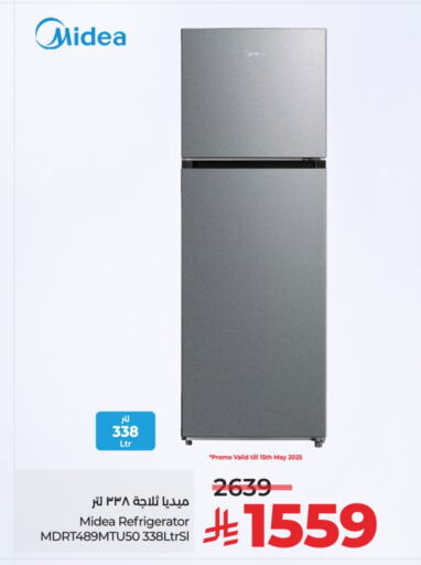 MIDEA Refrigerator available at LULU Hypermarket in KSA, Saudi Arabia, Saudi - Al Khobar