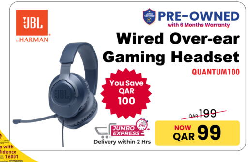 JBL Earphone available at Jumbo Electronics in Qatar - Al Wakra