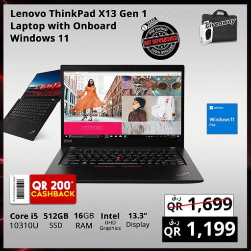 Computer & Laptop in Prestige Computers, Qatar Offers - Qatar LENOVO Laptop available at Prestige Computers in Qatar - Al Shamal