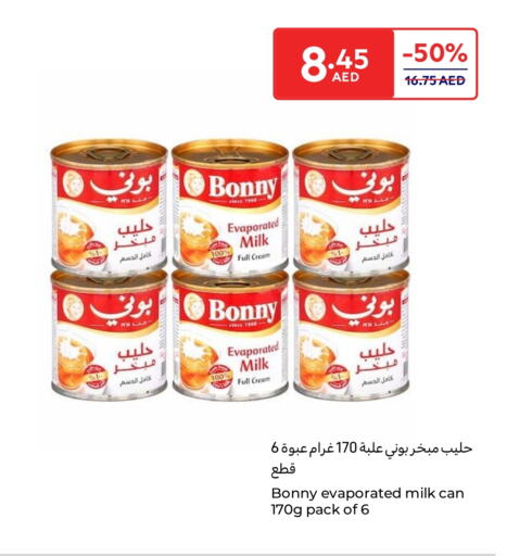 BONNY Evaporated Milk available at Carrefour UAE in UAE - Fujairah
