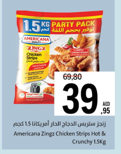 AMERICANA Chicken Strips available at Sharjah Co-Op Society in UAE - Fujairah