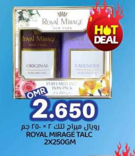 ROYAL MIRAGE Talcum Powder available at KM Trading  in Oman - Muscat