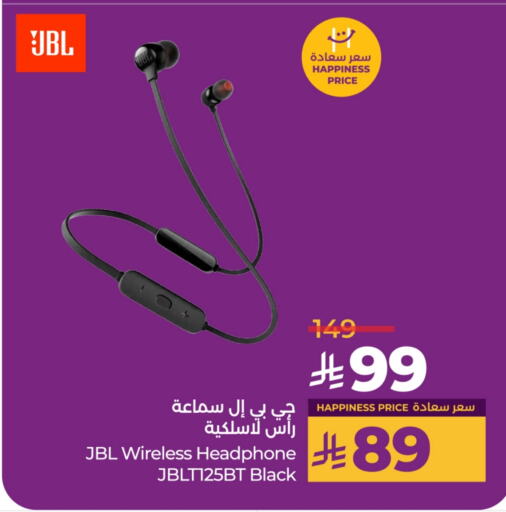 JBL Earphone available at LULU Hypermarket in KSA, Saudi Arabia, Saudi - Mecca