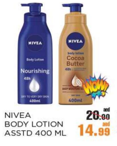 Nivea Body Lotion & Cream available at OK Hypermarket LLC SPC in UAE - Abu Dhabi