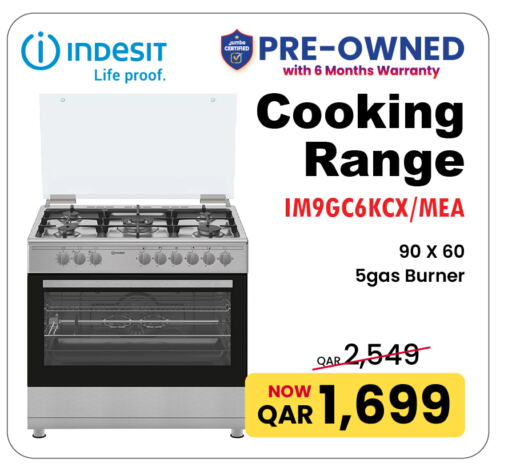 INDESIT Gas Cooker available at Jumbo Electronics in Qatar - Al Daayen