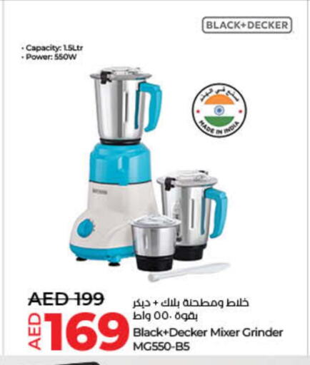 BLACK+DECKER Mixer / Grinder available at Lulu Hypermarket in UAE - Fujairah