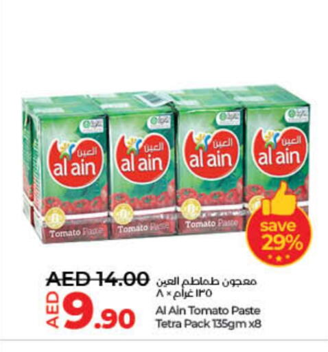 AL AIN Tomato Paste available at Lulu Hypermarket in UAE - Dubai