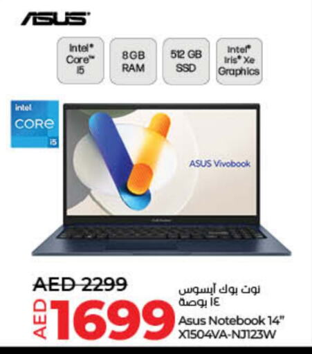 Computer & Laptop in Lulu Hypermarket, UAE Offers - United Arab Emirates ASUS Laptop available at Lulu Hypermarket in UAE - Sharjah / Ajman