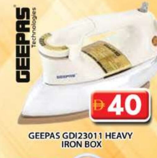 GEEPAS Ironbox available at Grand Hyper Market in UAE - Dubai
