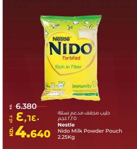 NIDO Milk Powder available at Lulu Hypermarket  in Kuwait - Jahra Governorate