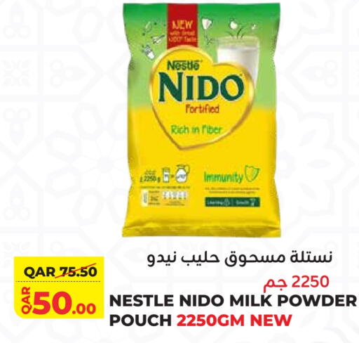 NIDO Milk Powder available at Qatar Consumption Complexes  in Qatar - Al Rayyan