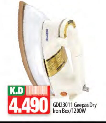 GEEPAS Ironbox available at Mango Hypermarket  in Kuwait - Ahmadi Governorate