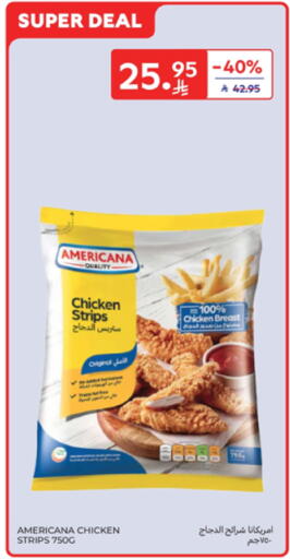 AMERICANA Chicken Strips available at Carrefour in KSA, Saudi Arabia, Saudi - Sakaka
