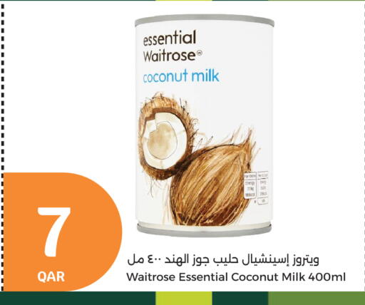 WAITROSE Coconut Milk available at City Hypermarket in Qatar - Al Khor