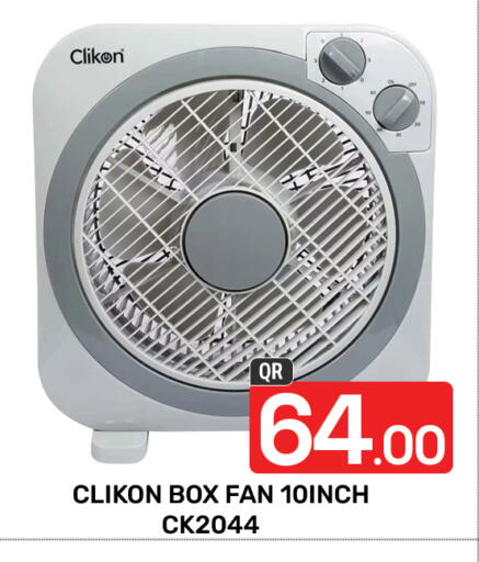 CLIKON Fan available at Majlis Hypermarket in Qatar - Doha
