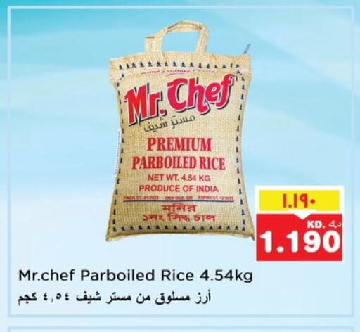 MR.CHEF Parboiled Rice available at Nesto Hypermarkets in Kuwait - Ahmadi Governorate