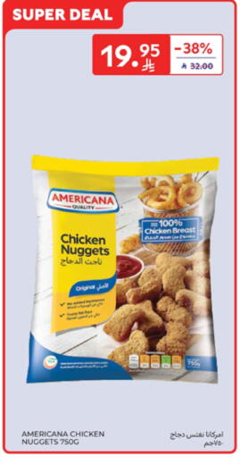 AMERICANA Chicken Nuggets available at Carrefour in KSA, Saudi Arabia, Saudi - Al Khobar