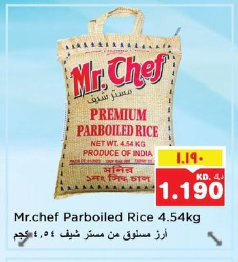 MR.CHEF Parboiled Rice available at Nesto Hypermarkets in Kuwait - Ahmadi Governorate