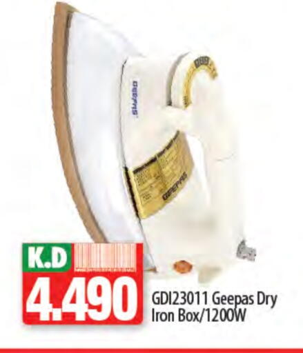 GEEPAS Ironbox available at Mango Hypermarket  in Kuwait - Ahmadi Governorate