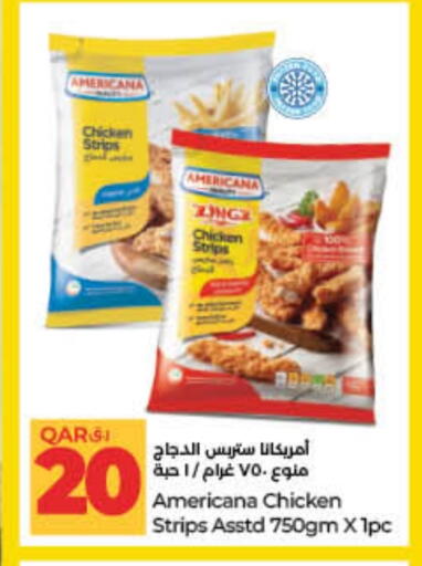 AMERICANA Chicken Strips available at LuLu Hypermarket in Qatar - Al Wakra