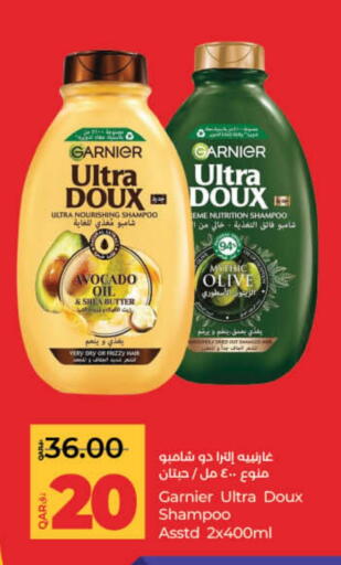 GARNIER Shampoo / Conditioner available at LuLu Hypermarket in Qatar - Al Shamal