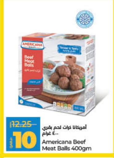 AMERICANA Beef available at LuLu Hypermarket in Qatar - Al Wakra
