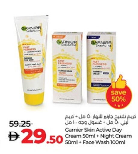 GARNIER Face Cream available at Lulu Hypermarket in UAE - Al Ain