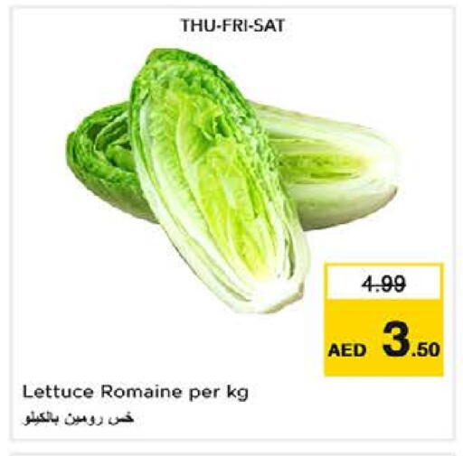Fresh Vegetables in Nesto Hypermarket, UAE Offers - United Arab Emirates Lettuce available at Nesto Hypermarket in UAE - Sharjah / Ajman