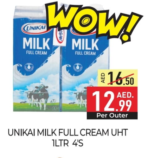 UNIKAI Full Cream Milk available at Delice Supermarket in UAE - Abu Dhabi