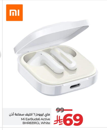 MI Earphone available at LULU Hypermarket in KSA, Saudi Arabia, Saudi - Mecca