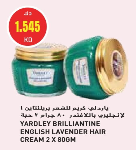 YARDLEY Hair Cream available at Grand Hyper in Kuwait - Jahra Governorate