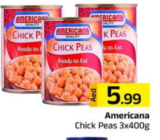AMERICANA Chick Peas available at Mubarak Hypermarket Sharjah in UAE - Sharjah / Ajman