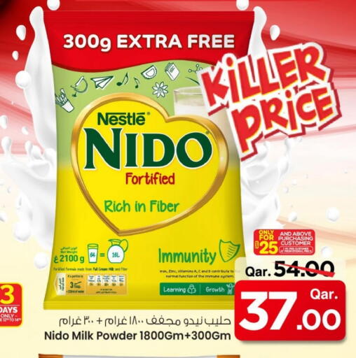 NIDO Milk Powder available at Mark & Save  in Qatar - Al Rayyan