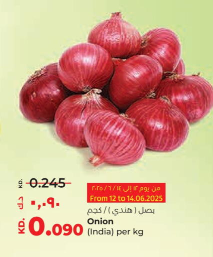 Onion from India available at Lulu Hypermarket  in Kuwait - Ahmadi Governorate