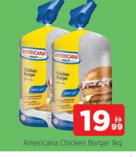 AMERICANA Chicken Burger available at AL MADINA in UAE - Sharjah / Ajman