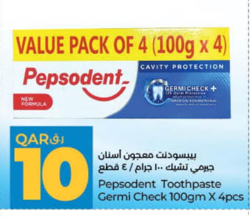 Dental Care in LuLu Hypermarket, Qatar Offers - Qatar PEPSODENT Toothpaste available at LuLu Hypermarket in Qatar - Al Shamal