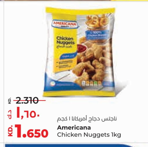 AMERICANA Chicken Nuggets available at Lulu Hypermarket  in Kuwait - Ahmadi Governorate