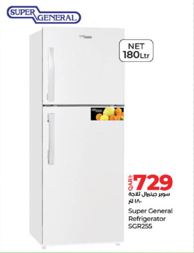 SUPER GENERAL Refrigerator available at LuLu Hypermarket in Qatar - Al Daayen