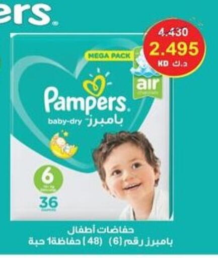 Pampers available at Salwa Co-Operative Society  in Kuwait - Ahmadi Governorate