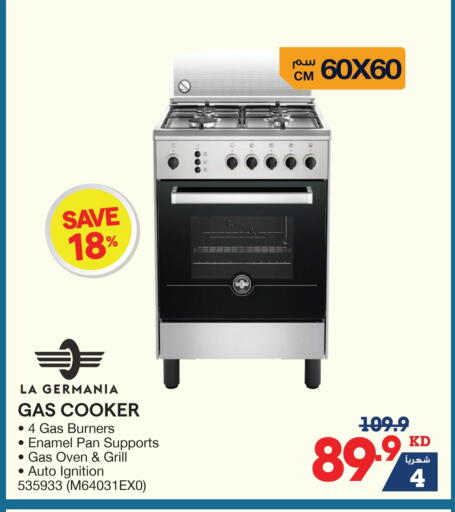 LA GERMANIA Gas Cooker available at X-Cite in Kuwait - Ahmadi Governorate